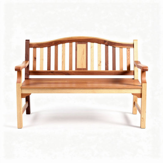 Banco de madera laminada de estilo clásico dimensiones 120 x 60 x 85 cm