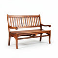 Banco de madera de acacia de 150 x 70 x 90 cm para jardín y terraza